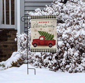 Tis The Season! Christmas House Flag Santa's Elf 28" x 40" Briarwood Lane