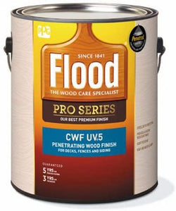 Flood/PPG Architectural FIN FLD466-01 CWF-UV5 Gallon Cedar Premium Penetrating Wood Finish - FREE SHIPPING