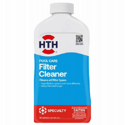 SKU:8337628 HTH Pool Care Liquid Filter Cleaner 32 oz