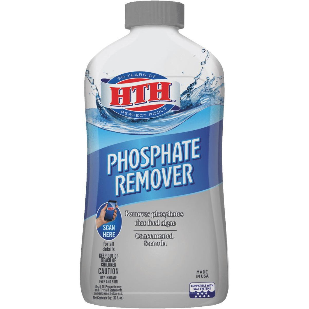 SKU:8337966 HTH Pool Care Liquid Phosphate Remover 1 qt