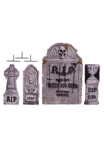 HALLOWEEN STYROFOAM TOMBSTONES - FUN WORLD 21.5 in.